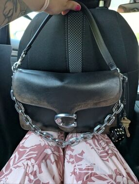 Coach Chain Tabby In Loved Leather